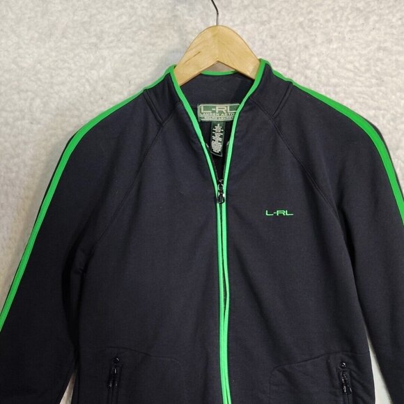 LRL Lauren Ralph Lauren Active Women's Black Full Zip Jacket Size Small - Picture 3 of 11